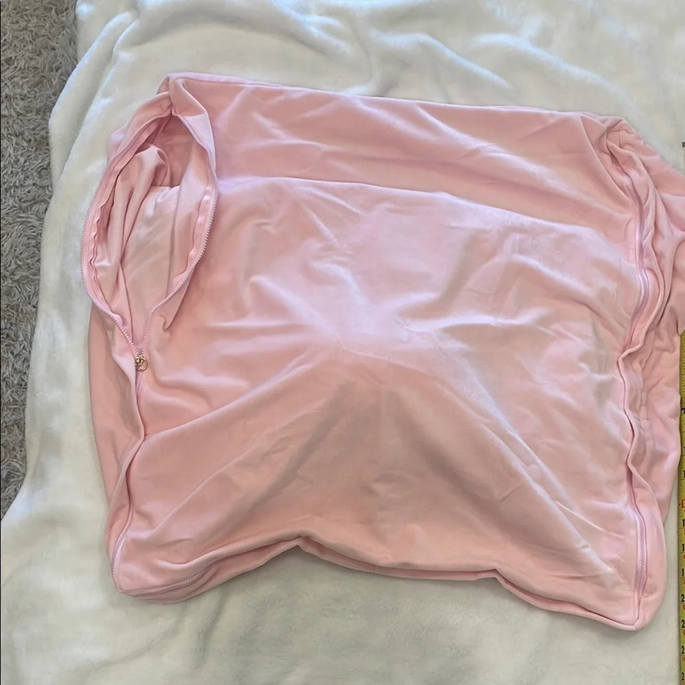 Pink Unicorn stuffed animal storage beanbag chair pink new organization cover